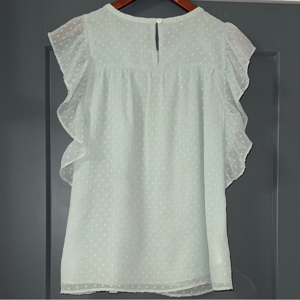 LOFT Ruffle Sleeve Blouse - Picture 6 of 6